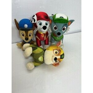paw patrol stuffed animals Lot  Of 4